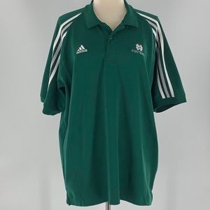 Adidas Notre Dame Football Polo Shirt
